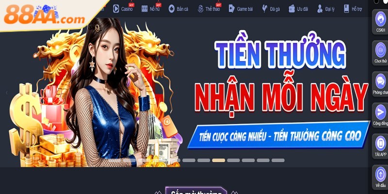 88AA 🎖️ Trang Chủ Nhà Cái Trực Tuyến 88AA.COM | Đăng Ký +88K 10 88AA chuyên cung cấp những trò chơi giải trí với tiền thật hấp dẫn