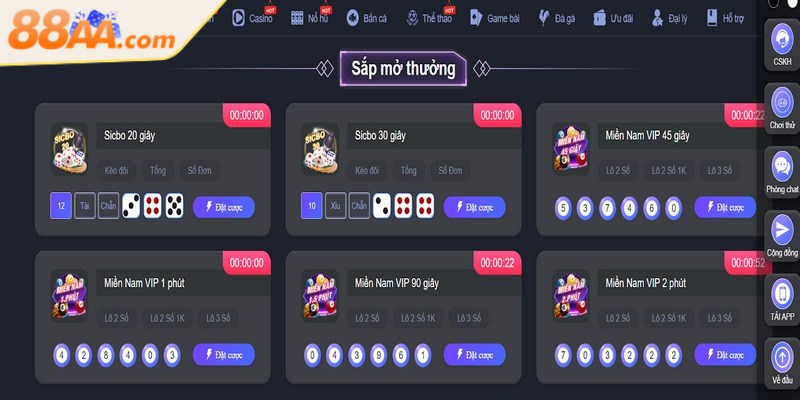 88AA 🎖️ Trang Chủ Nhà Cái Trực Tuyến 88AA.COM | Đăng Ký +88K 12 Đội ngũ chăm sóc khách hàng hoạt động 24/7 rất chuyên nghiệp